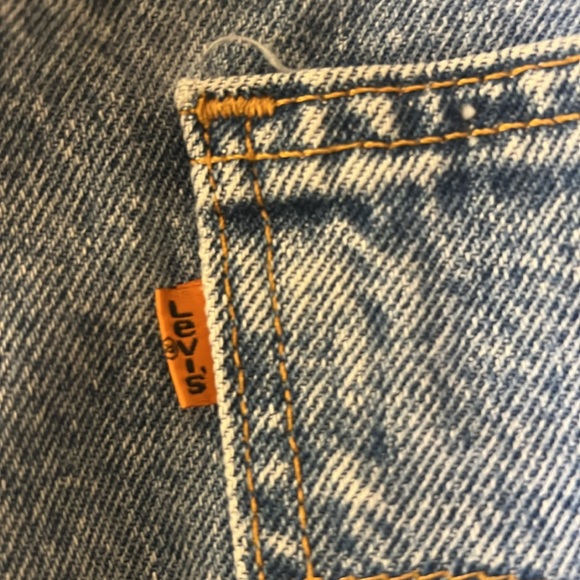 Vintage Levi's 505 Orange Tab Regular Fit Straight Leg Jean Men’s Size 40 X 30 - Picture 3 of 12